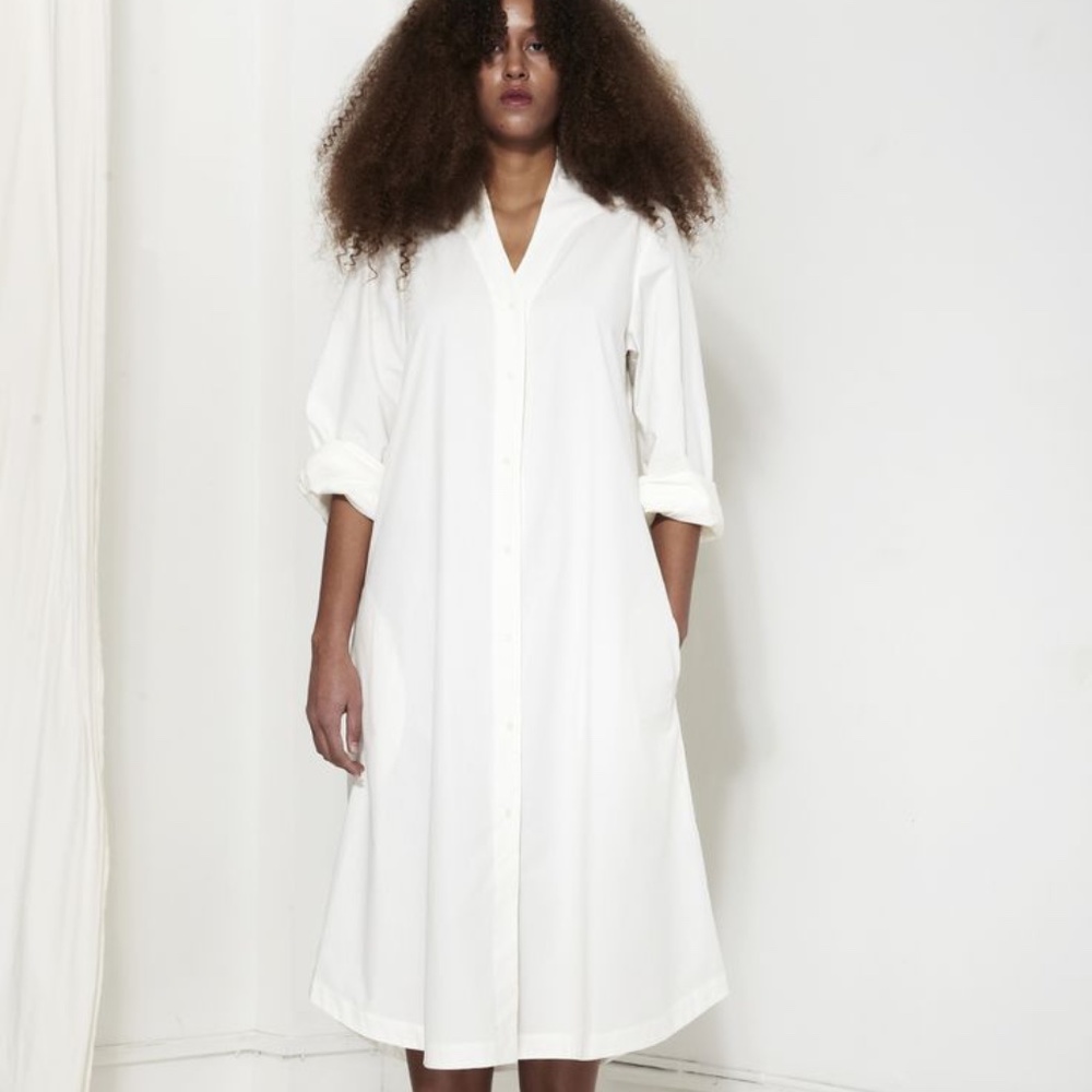 Mr Larkin Katy Paper Dress in White